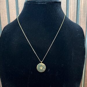 Uncommon James Gold Tone Starburst Coin Pendant Necklace | Minimalist Jewelry